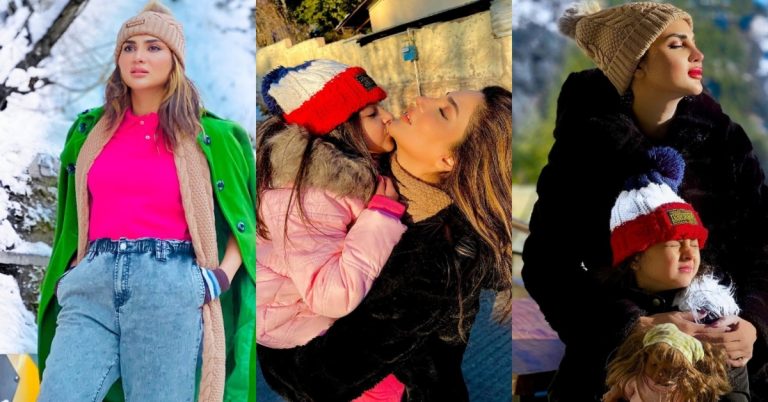 Fiza Ali Shares Pictures With Daughter From Murree