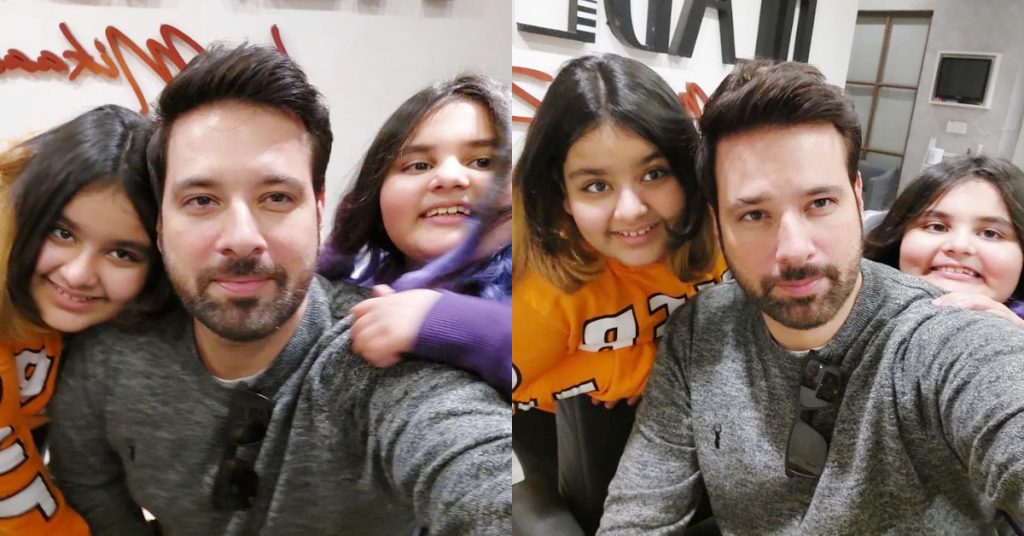 Mikaal Zulfiqar's Adorable Pictures With His Daughters