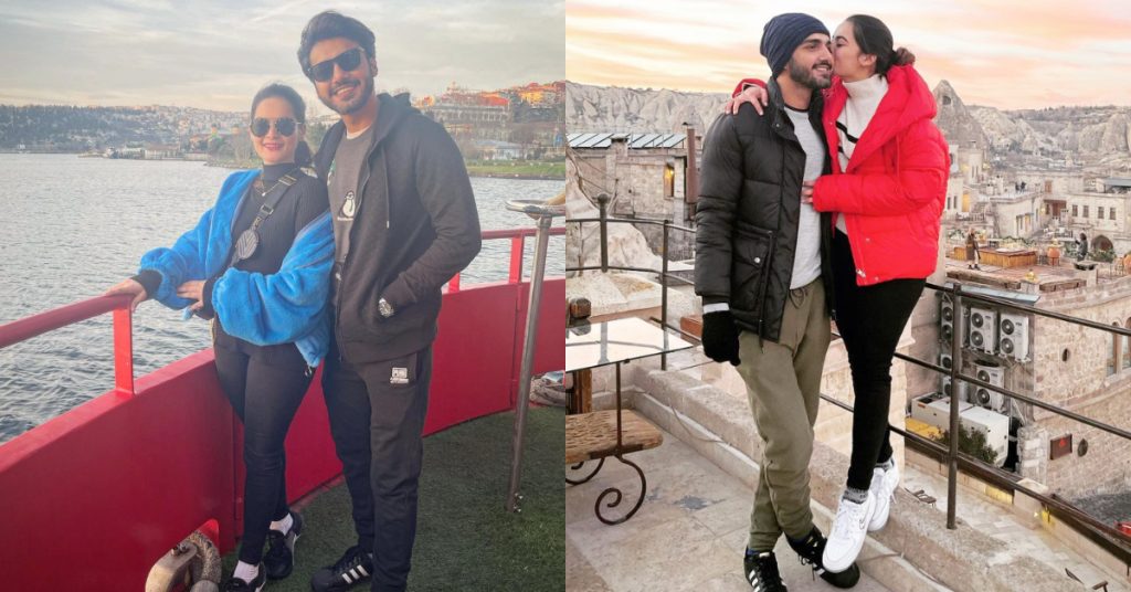 Latest Sizzling Clicks Of Minal And Ahsan From Turkey