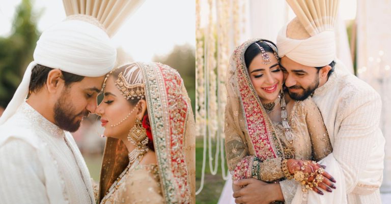Saboor Aly And Ali Ansari’s Nikkah – HD Pictures