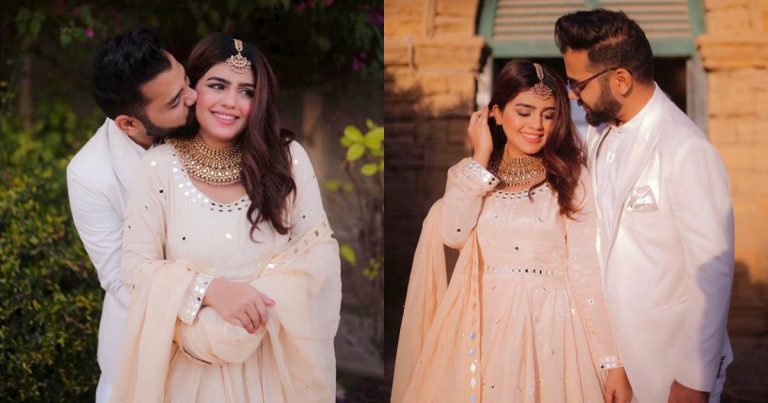 Anamta Qureshi Stuns In White Alongside Husband