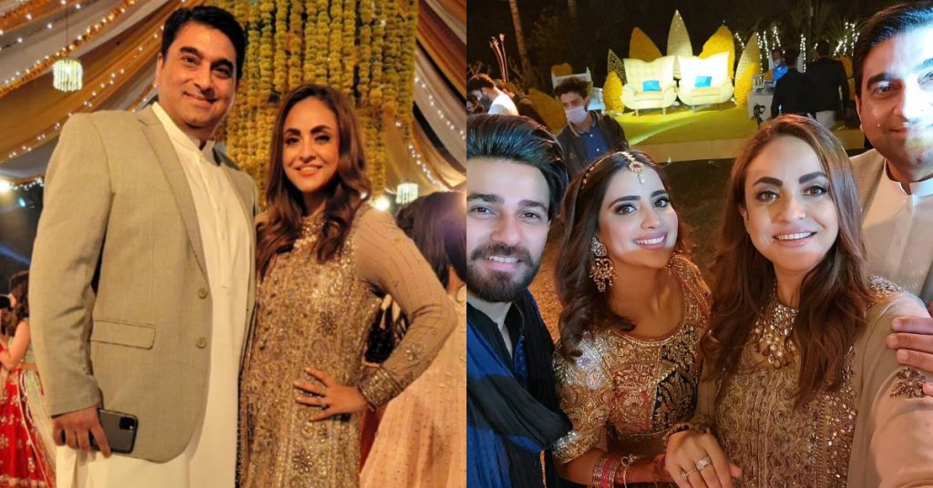 Nadia Khan's Lovely Clicks From Saboor's Wedding