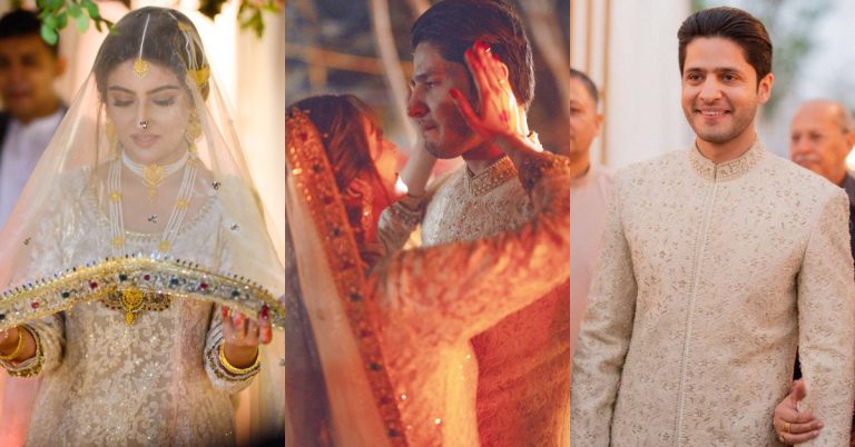 Hiba Bukhari And Arez Ahmed’s Nikkah – HD Pictures And Videos