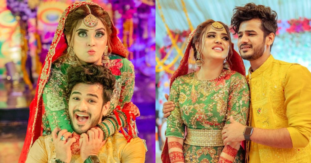 TikToker Kanwal Aftab And Zulqarnain's Mehndi - HD Pictures