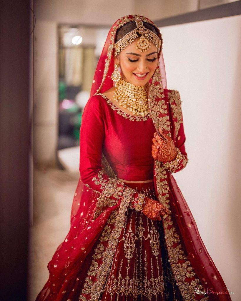 Hiba Bukhari And Arez Ahmed's HD Wedding Pictures