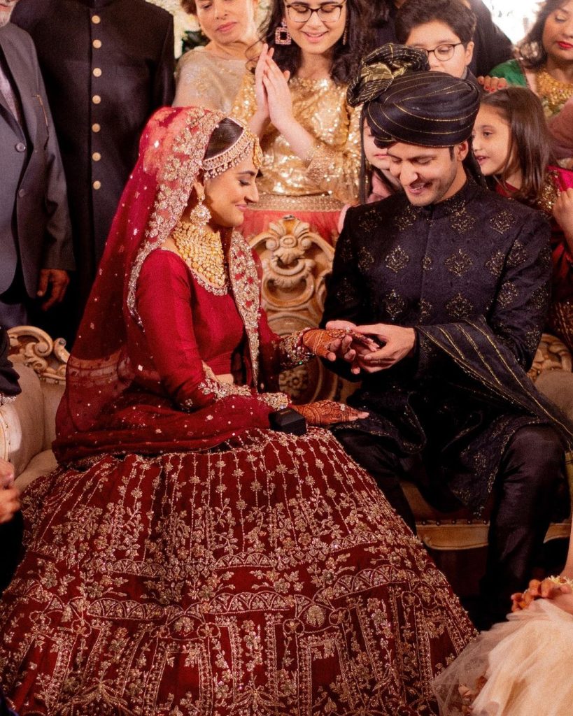 Hiba Bukhari And Arez Ahmed's HD Wedding Pictures