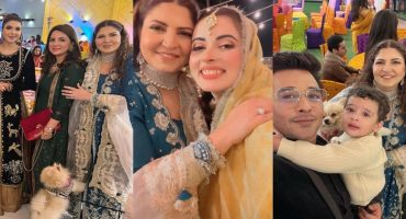 Celebrities Spotted at Shagufta Ejaz's Daughter Mehndi