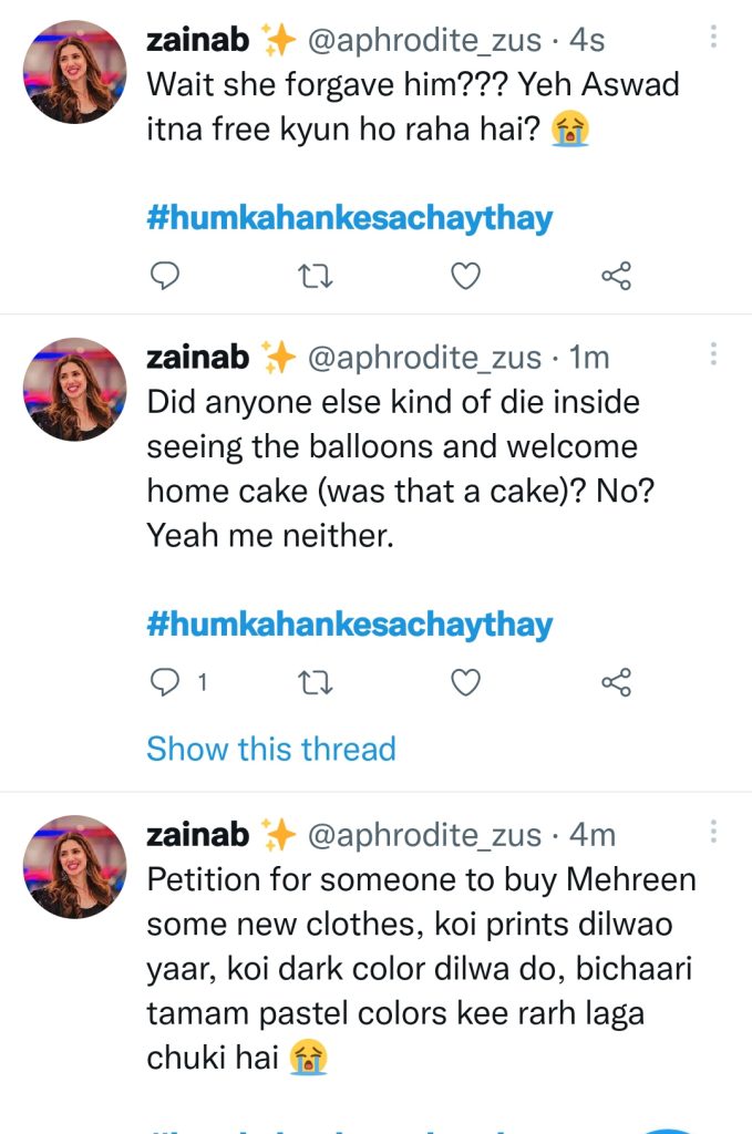 Fans Love Hum Kahan Ke Sachay Thay Ending