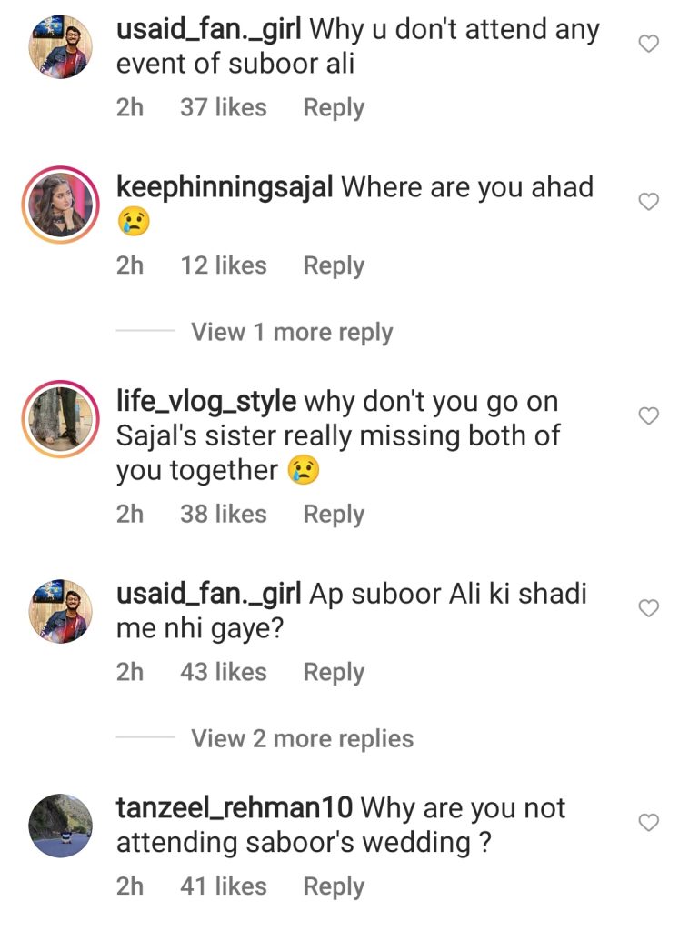 Fans Attack Ahad Raza Mir's Latest Post - Questioning About Sajal