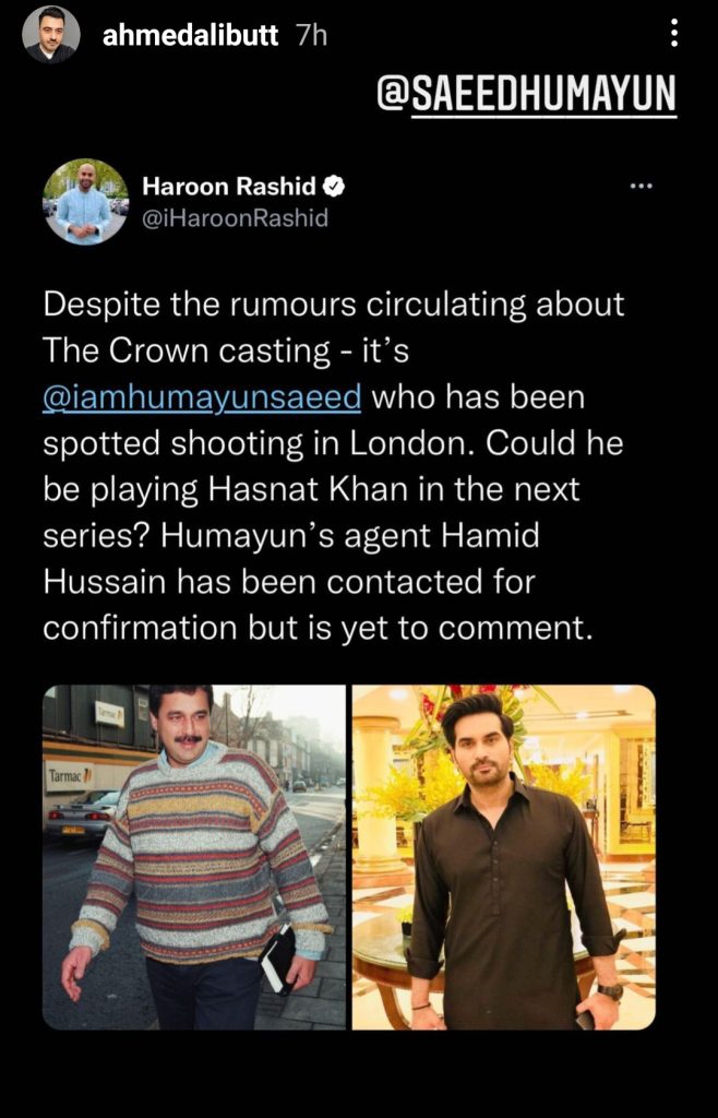 Humayun Saeed Is The First Pakistani To Make His Place To Netflix Original