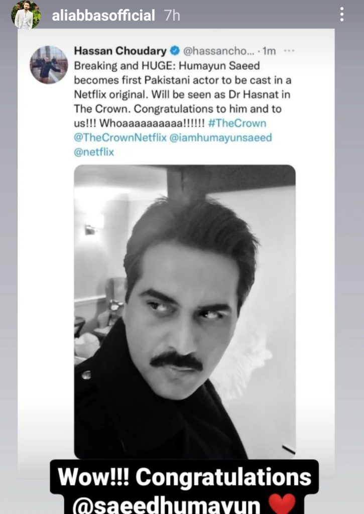 Humayun Saeed Is The First Pakistani To Make His Place To Netflix Original