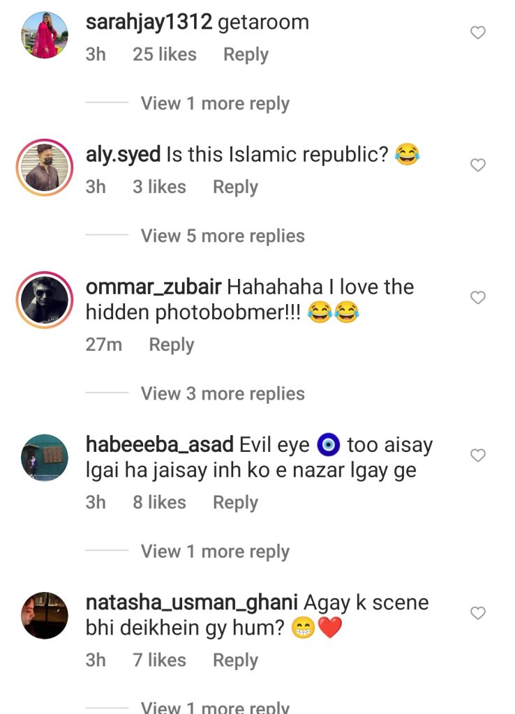 Netizens Criticism On Saboor Aly Kissing Ali Ansari