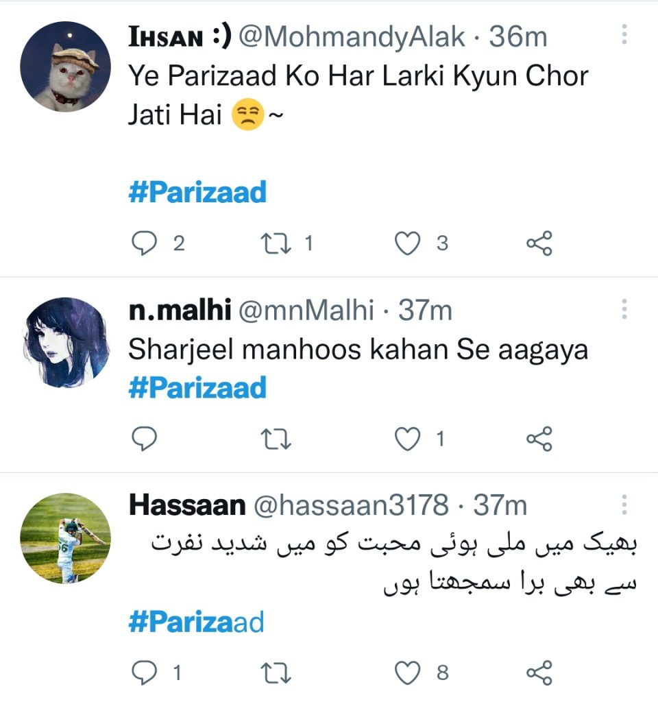 Fans Are Sad For Parizaad Once Again