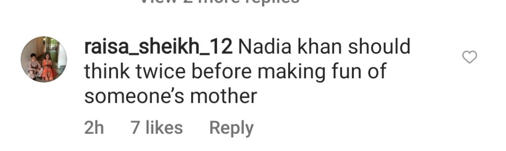 Sharmila Faruqui Unhappy With Nadia Khan’s Viral Video