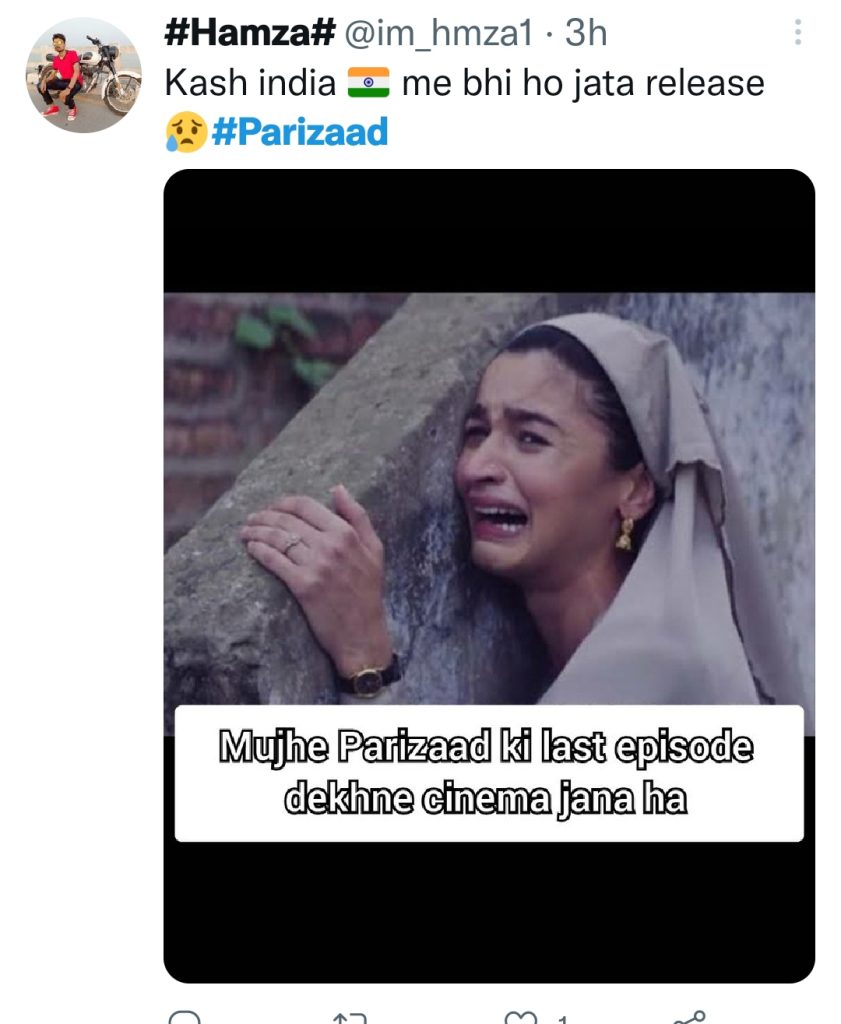 Fans Are Not Appreciating Parizaad Spoilers Prior to Television Release