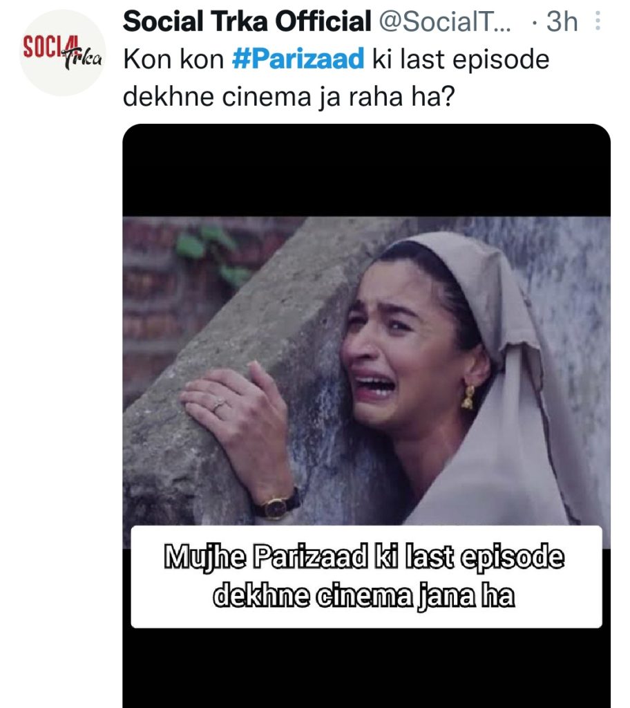 Fans Are Not Appreciating Parizaad Spoilers Prior to Television Release