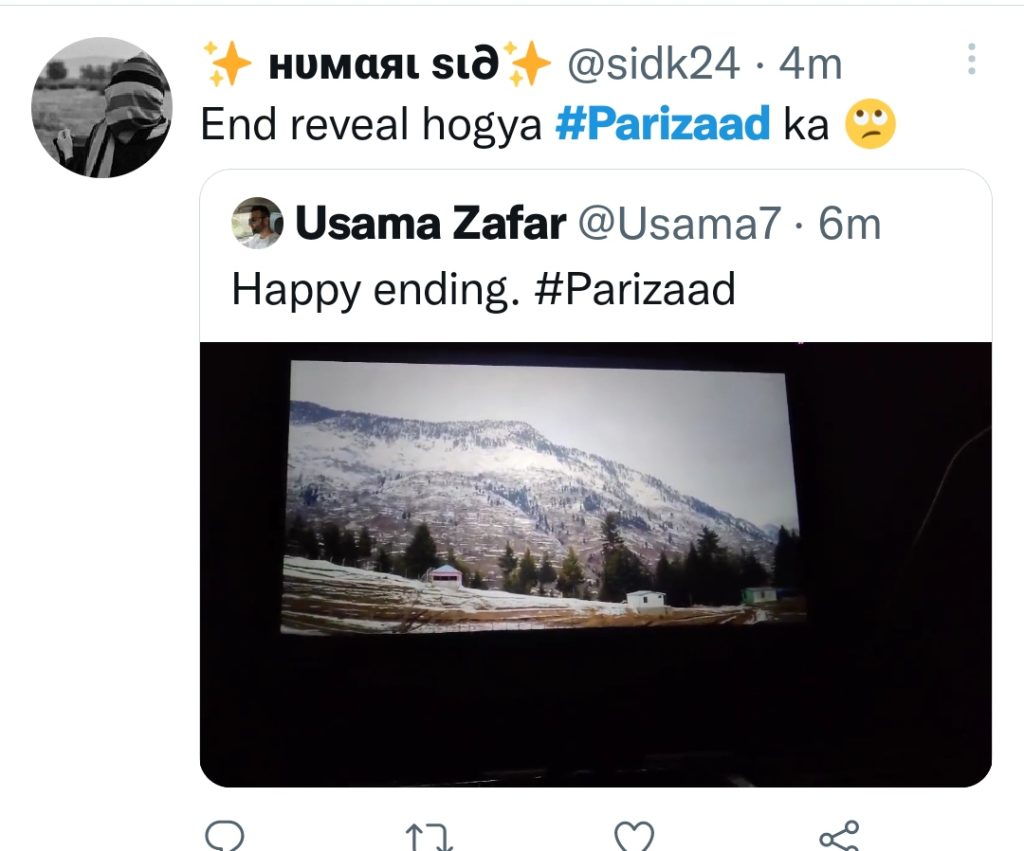 Fans Are Not Appreciating Parizaad Spoilers Prior to Television Release