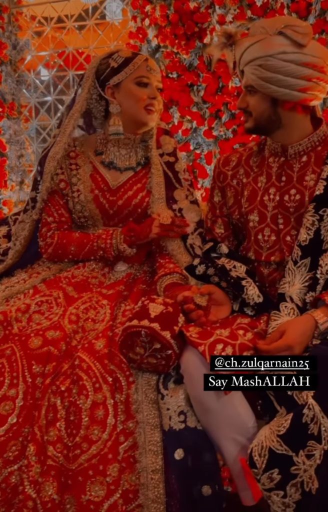 Kanwal Aftab and Zulqarnain Sikandar Wedding Pictures