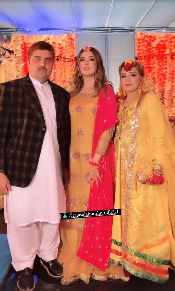 TikToker Kanwal Aftab And Zulqarnain's Mayoun Pictures