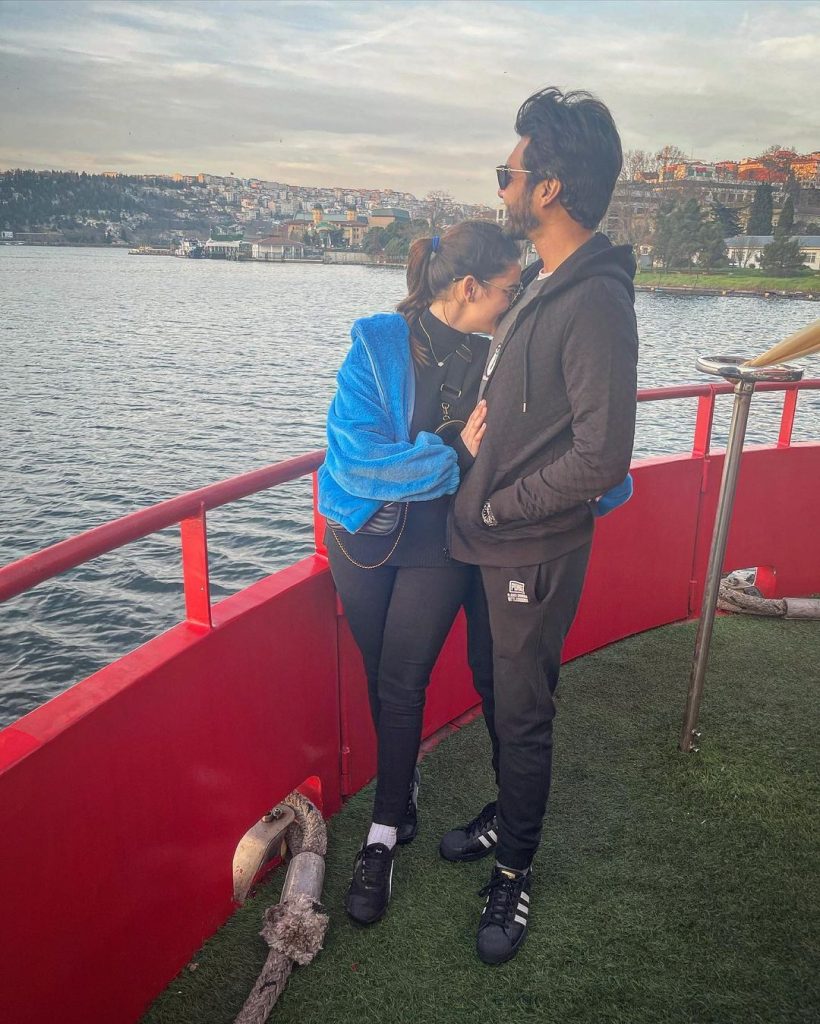Latest Sizzling Clicks Of Minal And Ahsan From Turkey