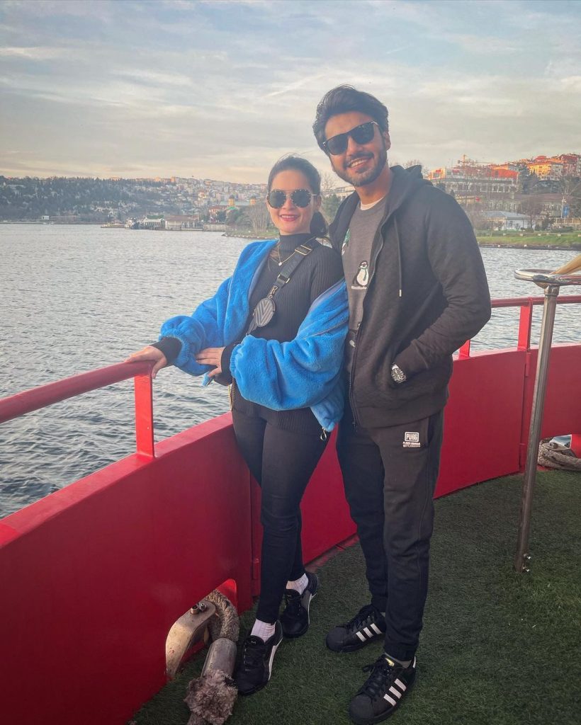 Latest Sizzling Clicks Of Minal And Ahsan From Turkey