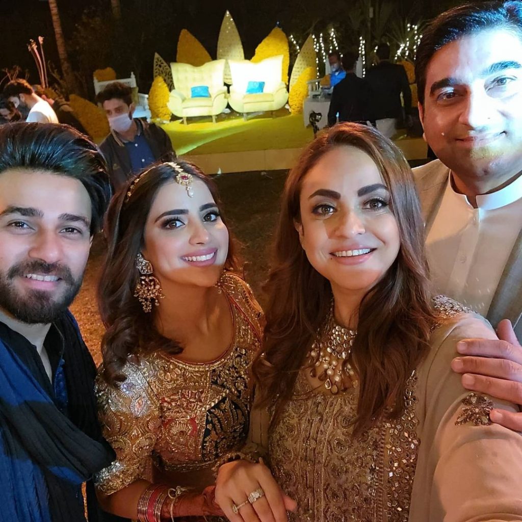 Nadia Khan's Lovely Clicks From Saboor's Wedding