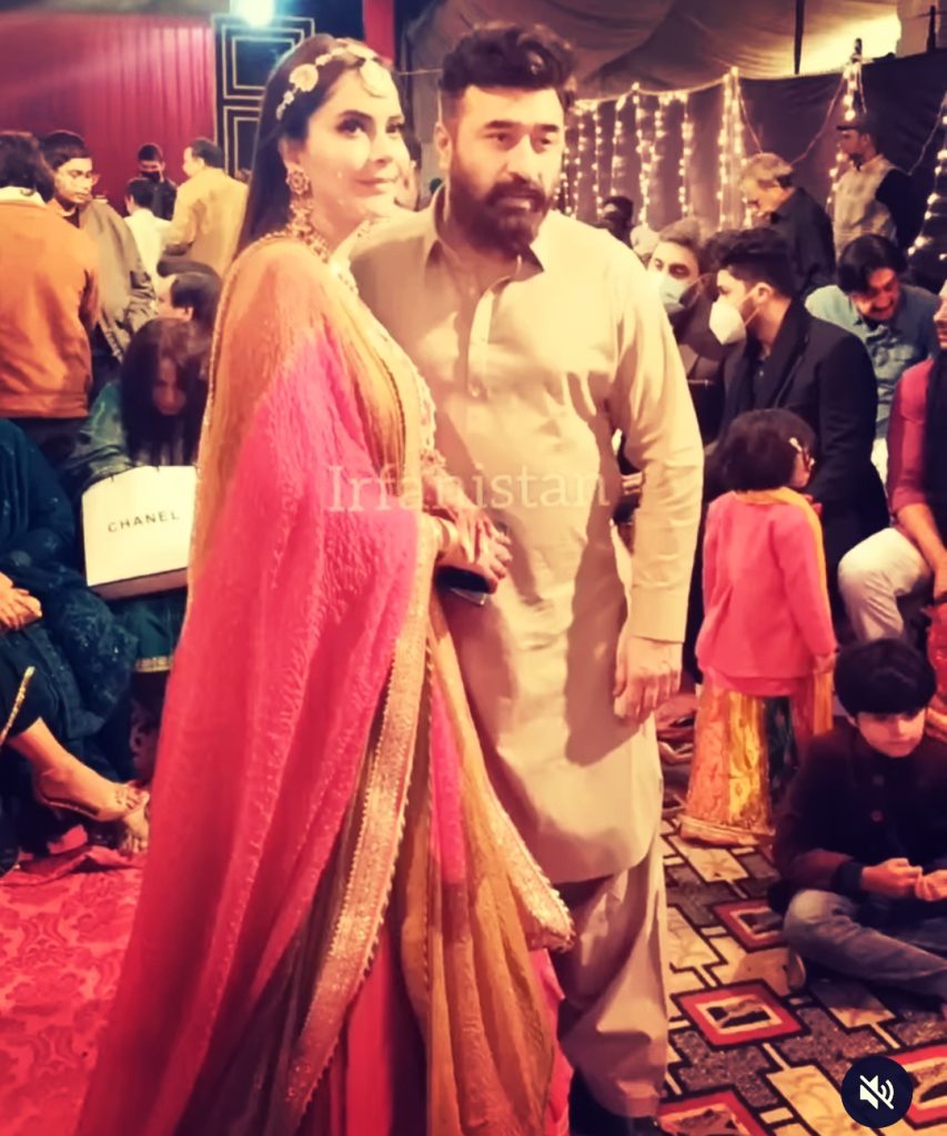 Pictures From Nida Yasir Brother's Mehndi Night