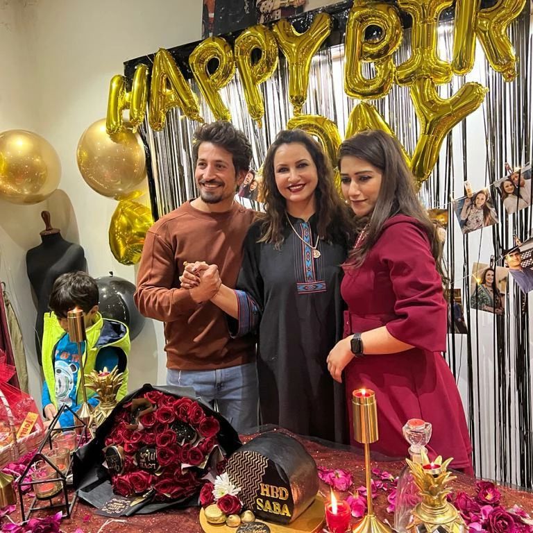 Actress Saba Faisal's Birthday Celebration