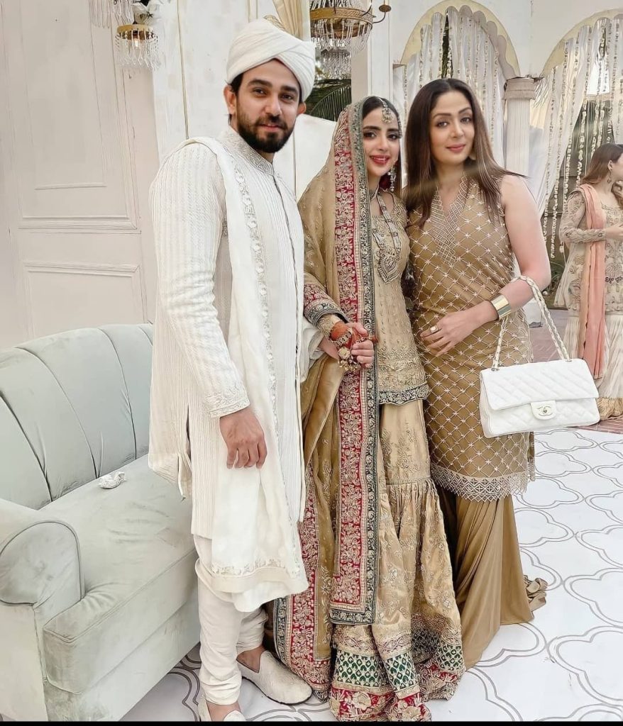 Saboor Aly and Ali Ansari Nikkah Pictures