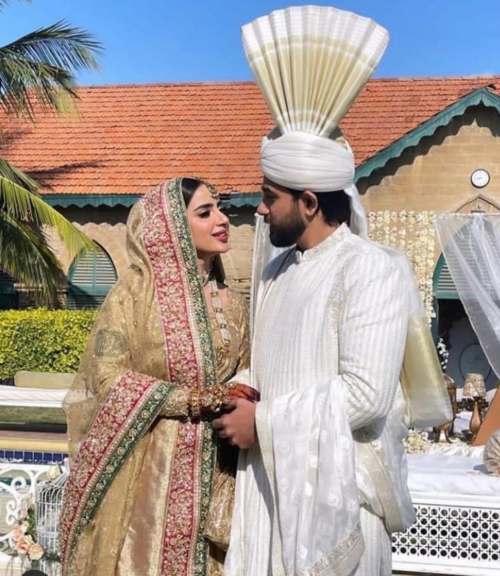 Saboor Aly and Ali Ansari Nikkah Pictures