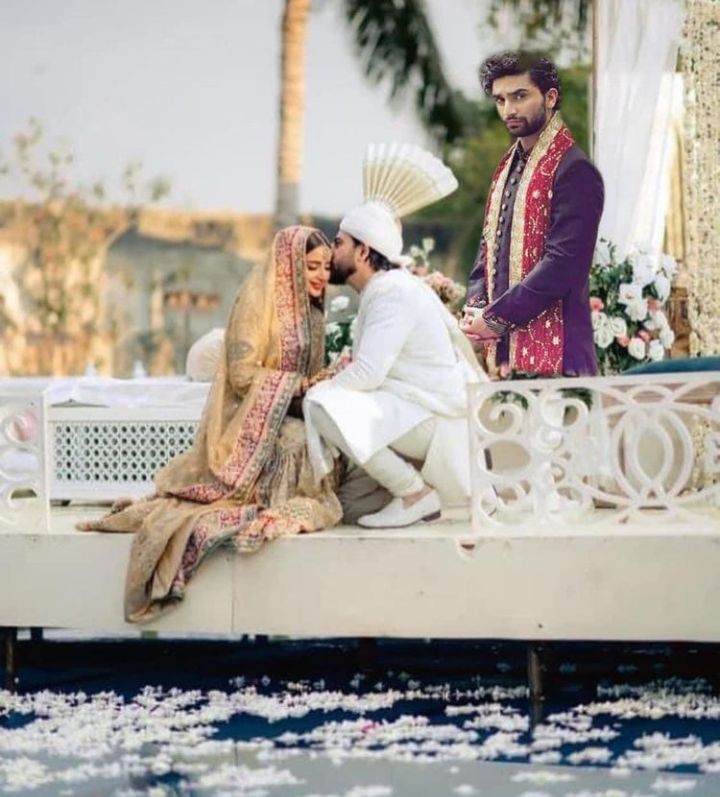 Funny Memes Pour In With Ahad Attending Saboor-Ali Wedding