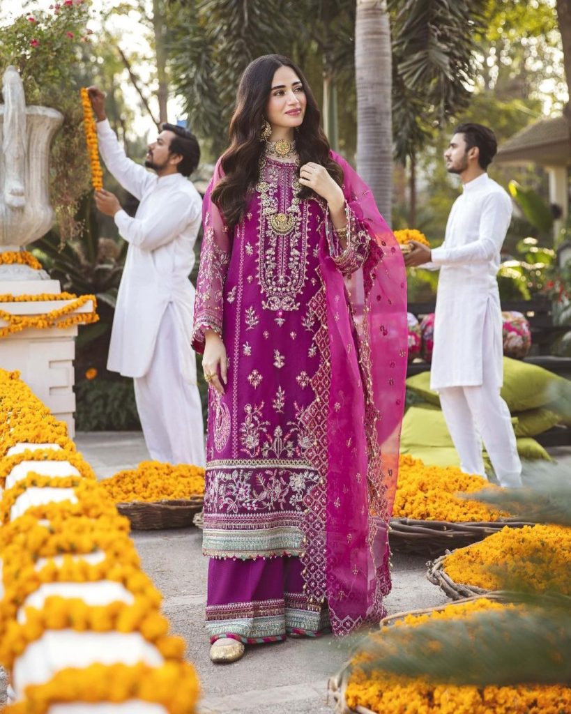 Sana Javed's Gorgeous Photoshoot in Beautiful Festive Collection