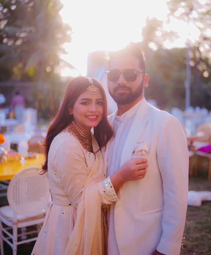 Anamta Qureshi Stuns In White Alongside Husband