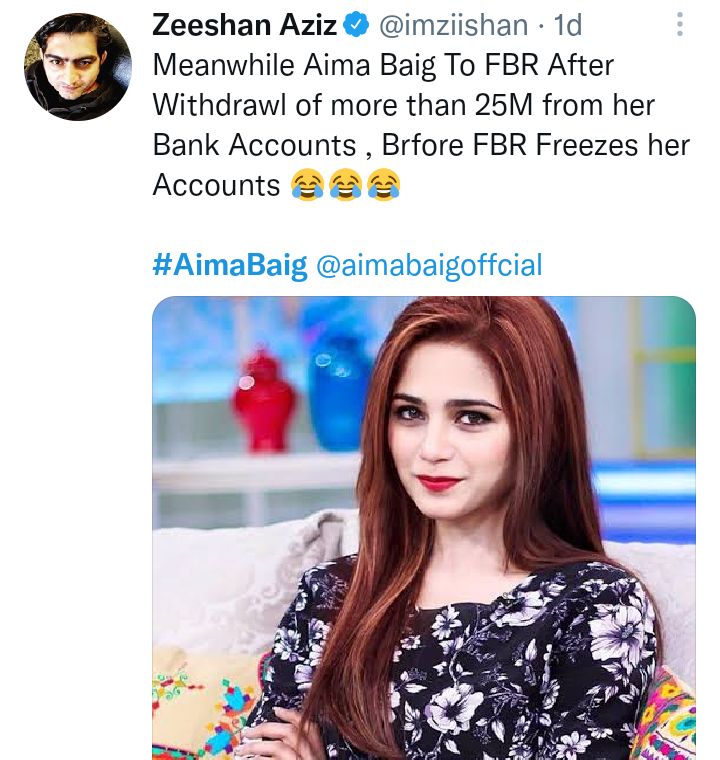 Netizens Criticize Aima Baig On Tax Evasion