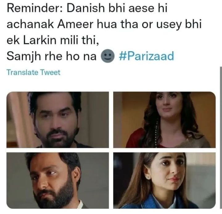 Fans Are Equating Parizaad To Danish From Mere Paas Tum Ho