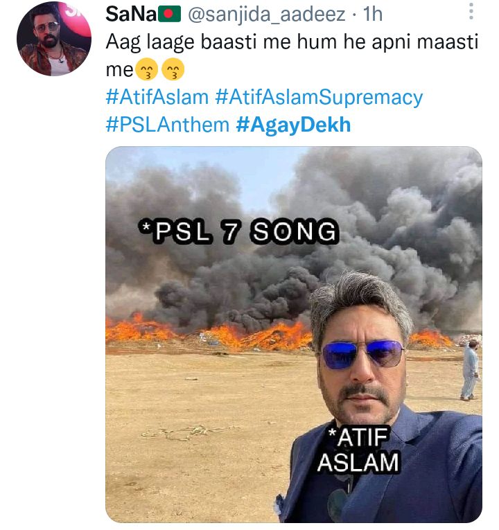 Netizens Troll Atif Aslam's PSL Anthem