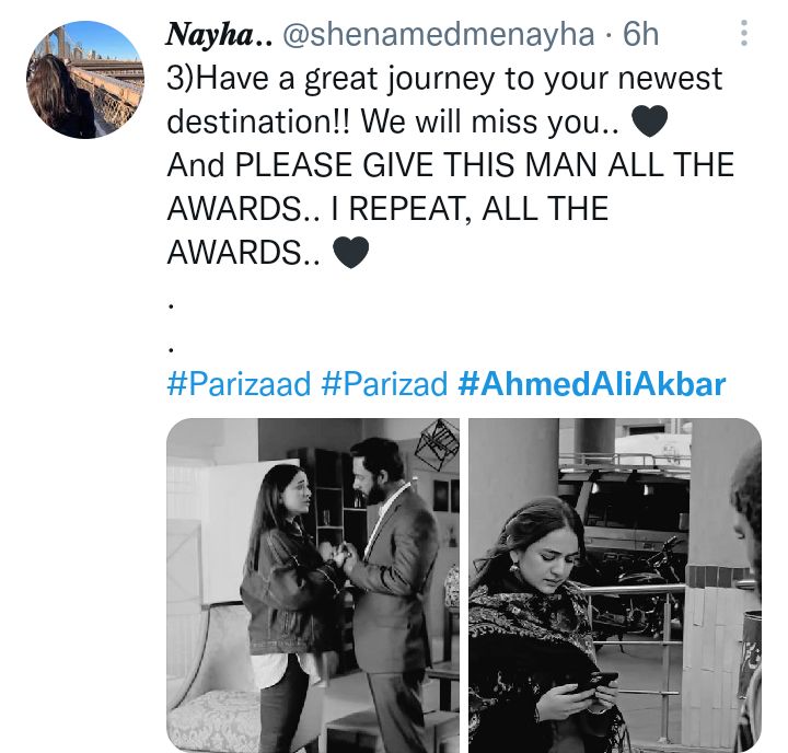 Ahmed Ali Akbar Top Trends On Twitter For Parizaad