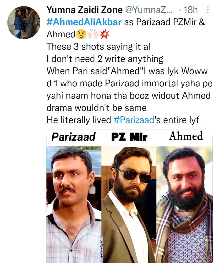 Ahmed Ali Akbar Top Trends On Twitter For Parizaad