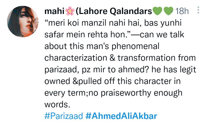 Ahmed Ali Akbar Top Trends On Twitter For Parizaad