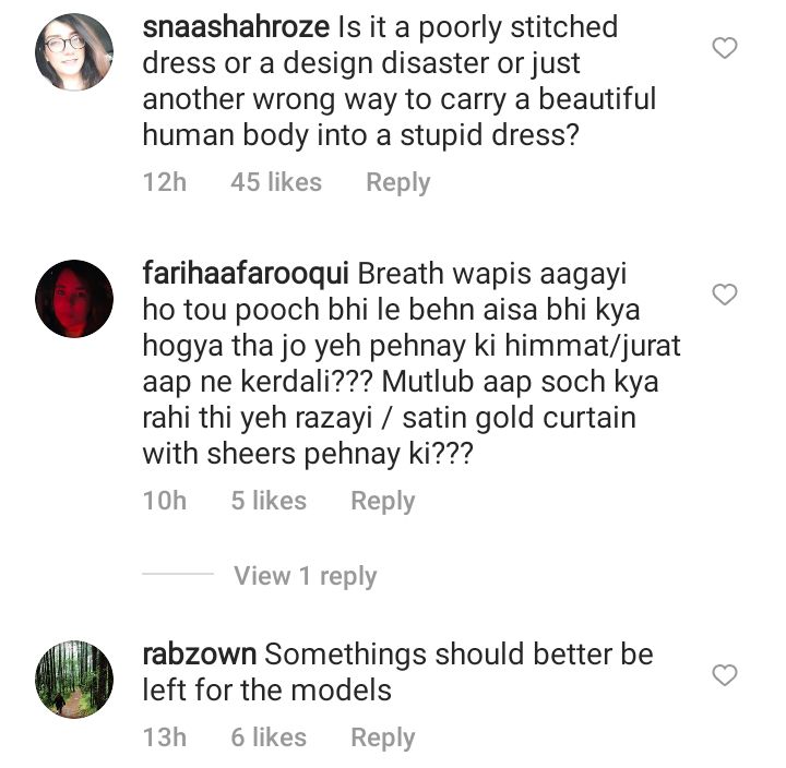 Hareem Farooq Is Getting Trolled For Her Ramp Outfit