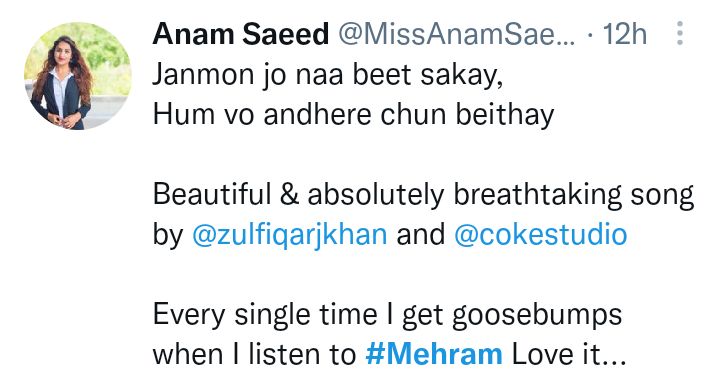 People Fall In Love With Coke Studio's Mehram