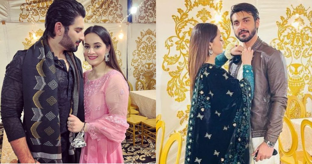 Aiman Khan And Minal Khan At Their Cousin's Wedding