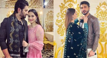 Aiman Khan And Minal Khan At Their Cousin's Wedding