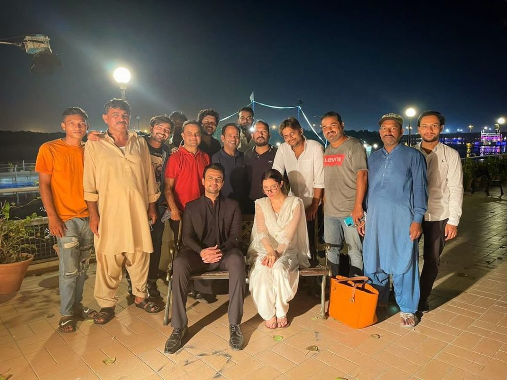 Usman Mukhtar Shares Unseen BTS pictures from the Sets of Hum Kahan Ke Sachay Thay