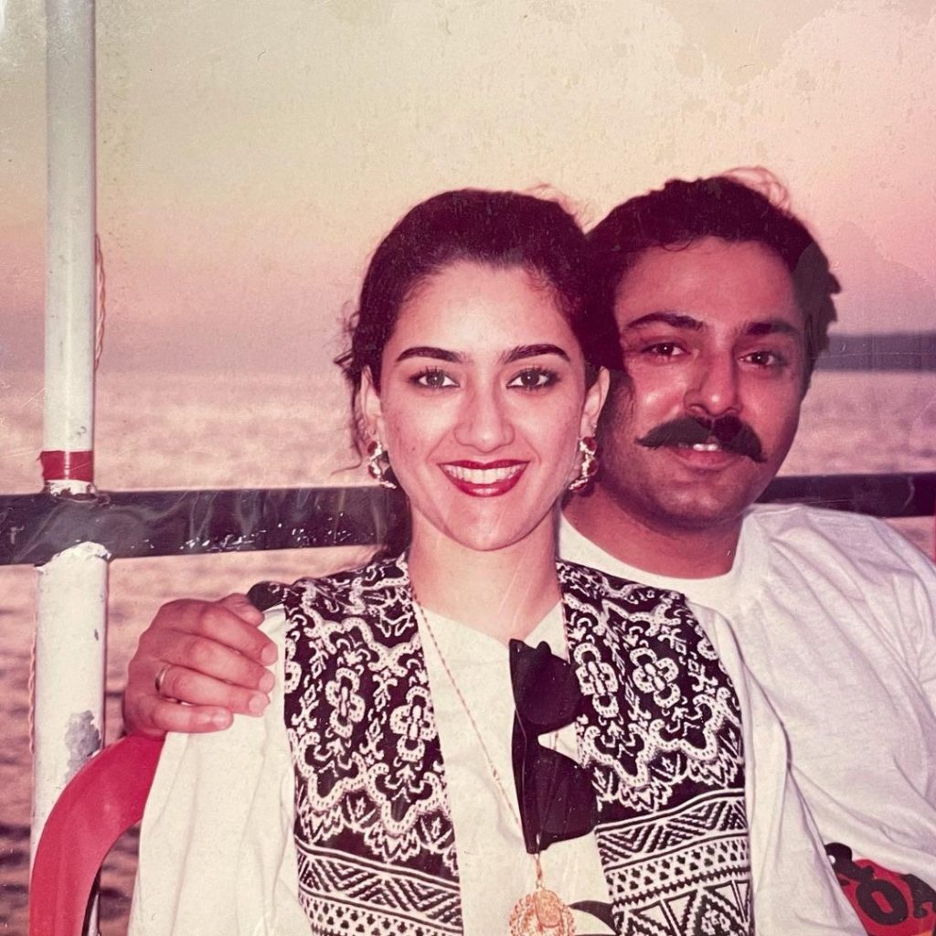 Nauman Ijaz's Wife Shares Throwback Pictures on Her Wedding Anniversary