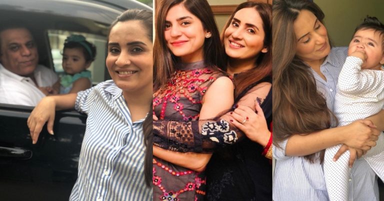 Actress Sabreen Hisbani Family Pictures