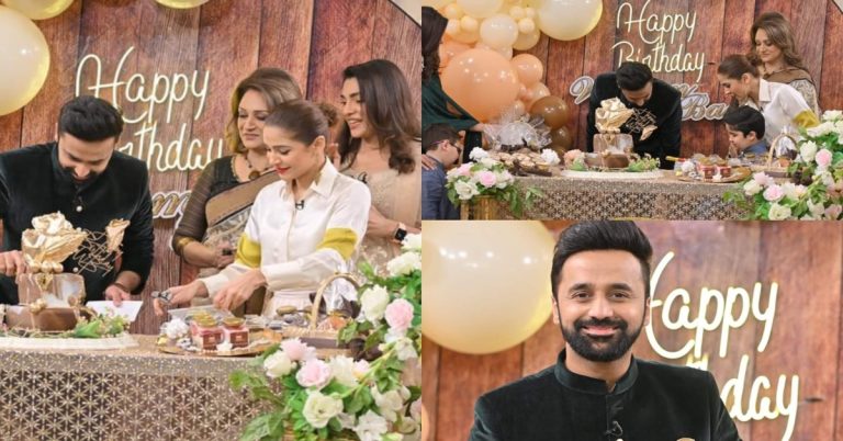 Waseem Badami Celebrates Birthday at Good Morning Pakistan
