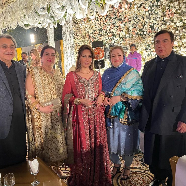 Reema Khan And Sahiba Rambo Spotted At A Wedding | Reviewit.pk