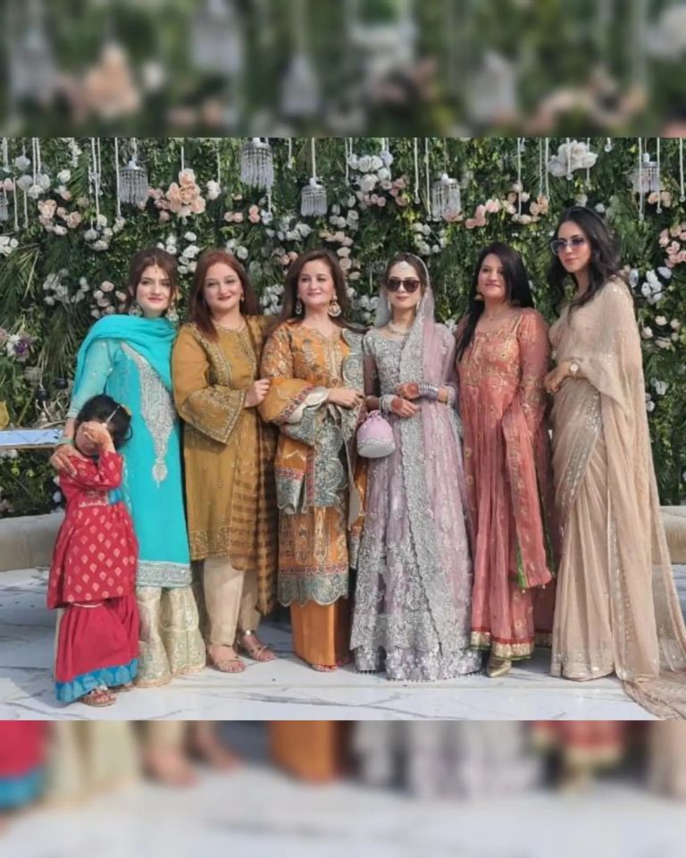 Shahveer Jafry Spotted With Wife Ayesha Beig At A Family Wedding