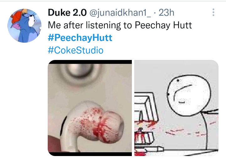 People Are Not Impressed With Coke Studio's Peechay Hutt